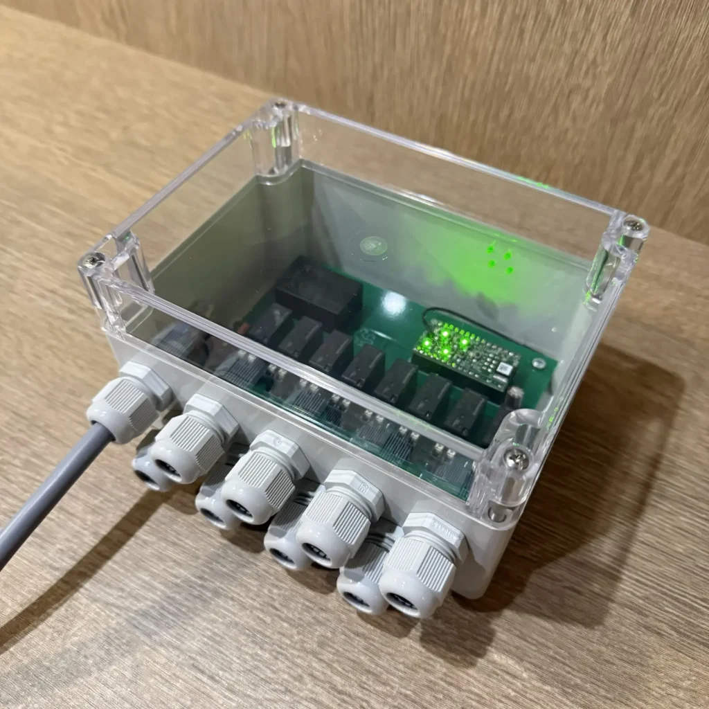 Schaltaktor Homematic 8-fach für 230V im IP65 Gehäuse